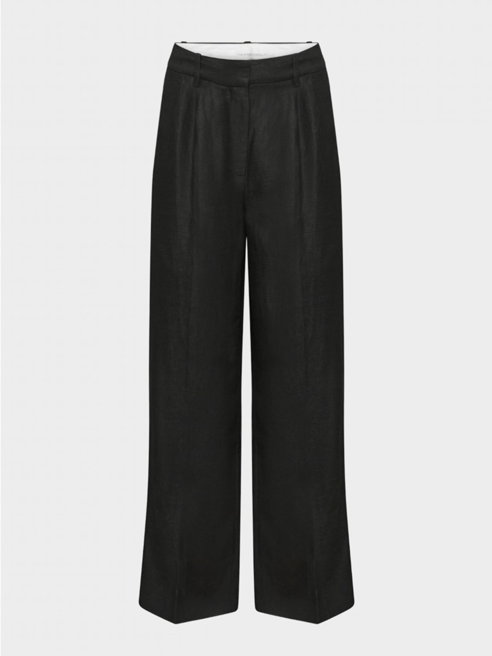 Aritzia The Effortless Pant CruiseLinen Trouser Tailored Relaxed High-Rise Black